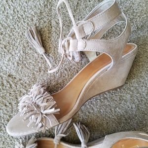 Material Girl wedge Sandals